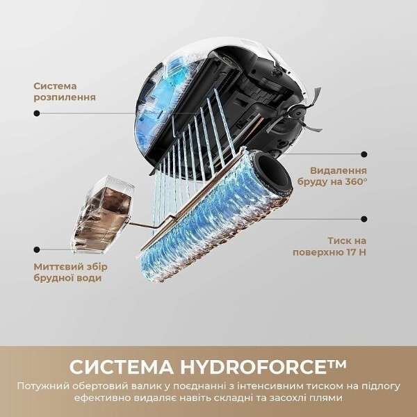 Фото - Робот-пилосос миючий Mova S70 Pro Roller White (RLZ11HE-Wh)